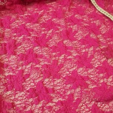 Ткань Гипюр набивной (малиновый), 2275